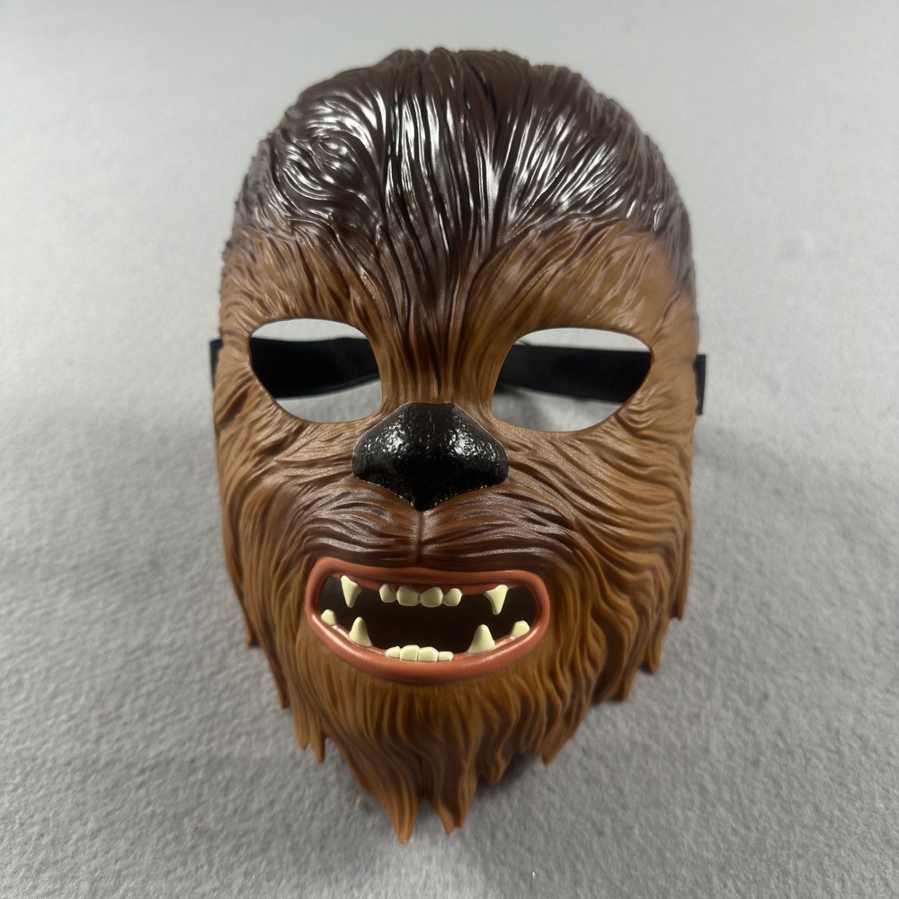 Star Wars Chewbacca Mask Hasbro 2017 Wookie Costume Halloween Brown Lucasfilm